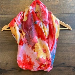 Charlotte Russe Floral Infinity Scarf